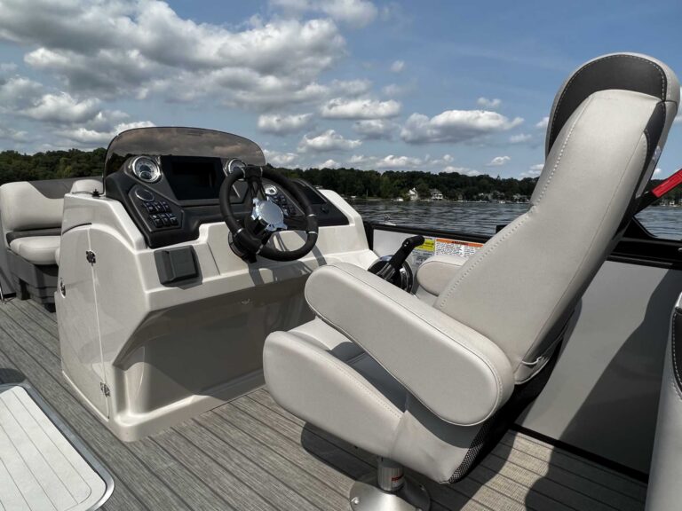 Helm and captain's chair