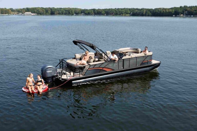 Group relaxing aboard